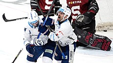 Brn�nská euforie po t�etí brance na led� Sparty.