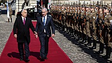 Viktor Orbán a Benjamin Netanjahu v Budapeti (3. dubna 2025)