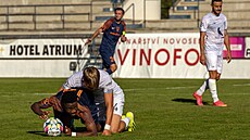 Momentka z utkání mezi Vy�kovem a Vla�imí.