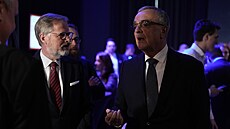 Premiér Petr Fiala a Miroslav Kalousek na konferenci Bezpená budoucnost. (3....