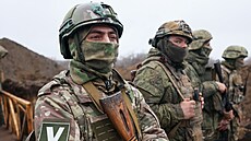 Rutí vojáci absolvují výcvik v okupované Luhanské oblasti na Ukrajin. (26....