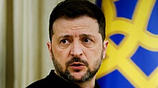 Ukrajinský prezident Volodymyr Zelenskyj v Kyjevě (4. dubna 2025)