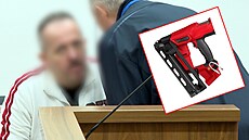 Ob�alovaný Daniel P. u M�stského soudu v Praze (7. dubna 2025)