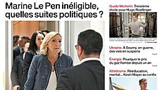 List Ouest-France zachycuje odchod �éfky krajn� pravicových poslanc� od soudu a...