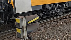 Vykolejení dvou vagón� soupravy RegioJet v prostoru ostravského Hlavního...