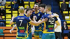 Radost ústeckých volejbalist.