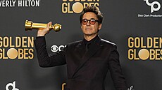 Robert Downey Jr. získal cenu za nejlepí muský herecký výkon ve vedlejí roli...