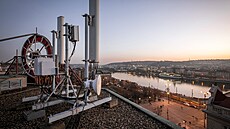 Noní Praha od BTS spolenosti Cetin v Gorazdov ulici