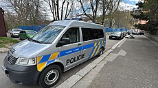 Policie vy�et�uje loupe�né p�epadení v pra�ském Karlín�. (9. dubna 2025)