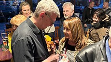 P�edvolební debata hnutí ANO s Karlem Havlí�kem v pra�ské �eporyjské sokolovn�.