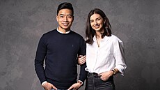 Viet Do Pham s man�elkou Dajou. Spole�n� zalo�ili vlastní zna�ku obuvi s názvem...