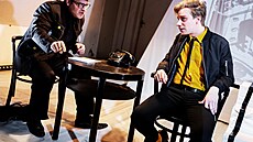 Petr Pochop a Jakub Jelínek v divadelní adaptaci Tracyho tygra