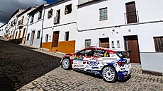 eský pilot Dominik Stíteský v akci bhem závodu Rallye Sierra Morena v rámci...
