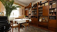 V jídelní �ásti je zazimovaná také velká palma.