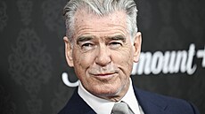 Pierce Brosnan v New Yorku (31. b�ezna 2025)
