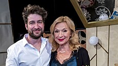 Marek N�mec a Jana Paulová na premié�e p�edstavení P�ání (6. dubna 2025)