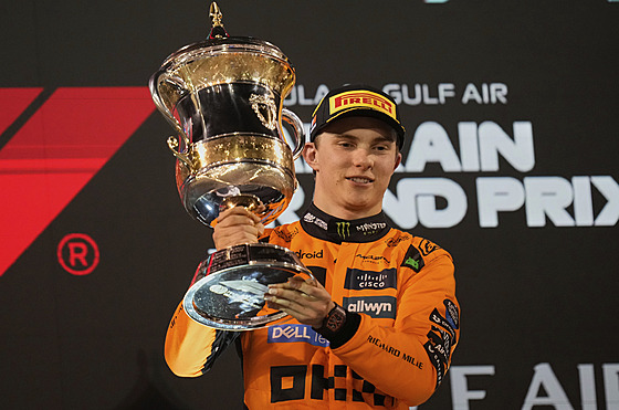 Oscar Piastri, vít�z Velké ceny Bahrajnu