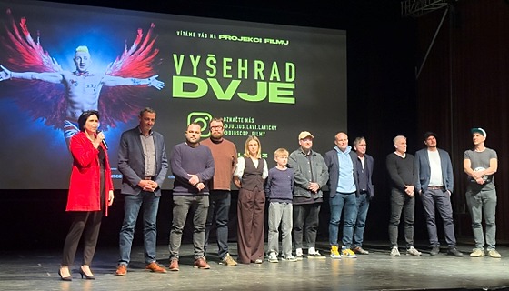 Regionální pedpremiéru podpoila delegace herc a tvrc filmu, pítomné...