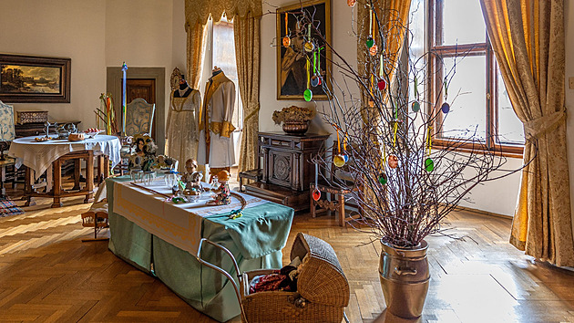 ternberský hrad opt láká na speciální velikononí prohlídky (snímek z jednoho...