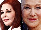 Priscilla Presley a Helen Mirrenová