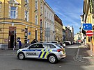Policie uzavela prostor kolem Z Nov v eskch Budjovicch.