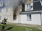 Liberet hasii zasahovali ve stedu dopoledne u hocho bytu v libereckm...