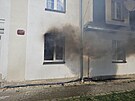 Liberet hasii zasahovali ve stedu dopoledne u hocho bytu v libereckm...