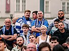 V Brn na Zelnm trhu fand hokejov Komet ve finle proti Pardubicm...