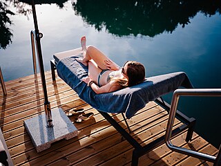 Z wellness rezortu Therme Laa v Rakousku