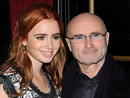 Phil Collins a Lily Collinsová