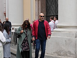 Poslední rozlou�ení s Ani�kou Slová�kovou je u konce. Na snímku Petr Rychlý...