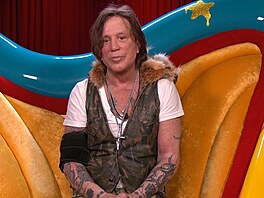 Mickey Rourke v show Celebrity Big Brohter (duben 2025)