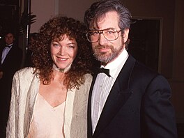 Amy Irvingová a Steven Spielberg (1989)