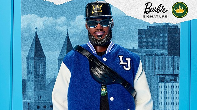 Basketbalista LeBron James m� jako prvn� sportovec vlastn� figurku Kena. (10. dubna 2025)