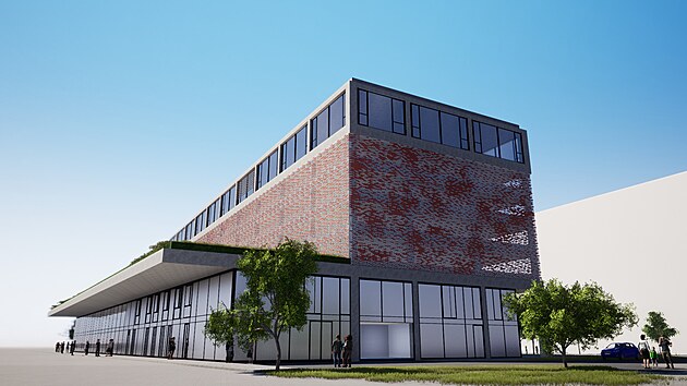 Vizualizace nov� v�pravn� budovy vlakov�ho n�dra�� ve Zl�n� (duben 2025)