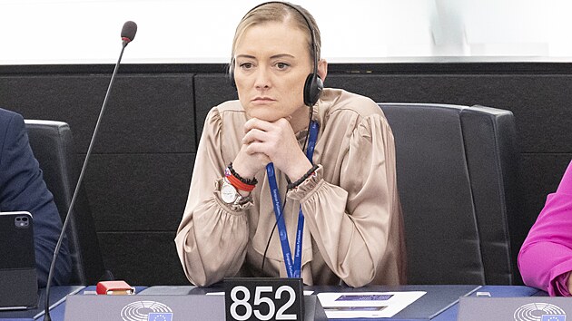 Slovensk� europoslankyn� Judita La���kov� (16. �ervence 2024)
