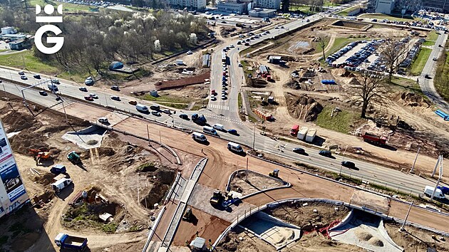 Opravy kiovatky Mileta po roce od zahjen v dubnu 2024