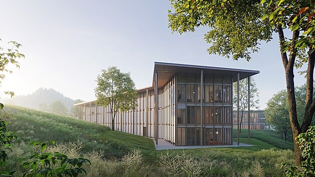 Hotel na loukch na okraji Adrpachu navrhl pro developera architekt Josef Pleskot.