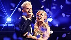 Ruský zp�vák �aman (ob�anským jménem Jaroslav Dronov) a �éfka Ligy za bezpe�ný...