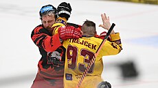 BITKA.  Jan vrek (vlevo) z Olomouce a Jan Strejek z Jihlavy.
