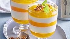 Tvarohov� poh�r s mandarinkami