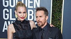 Sam Rockwell a Leslie Bibbová