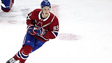 Ivan Demidov z Montreal Canadiens b�hem utkání s Carolina Hurricanes.
