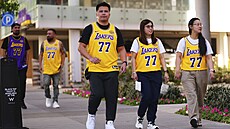 Fanouci LA Lakers v Dallasu.