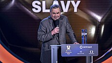 Karel Kroupa hovo�í po uvedení do Sín� slávy.