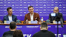 Teplický editel Rudolf epka nový majitel Milan Kratina a pedseda...