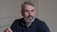 Robert �lachta, p�edseda hnutí P�ísaha. (11. dubna 2025)