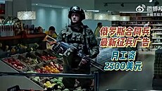 Náborové video ruské armády ur�ené �ínskému publiku