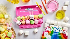 Sada na dekorování marshmallows Jet-Puffed dostupná v etzci Walmart (15....