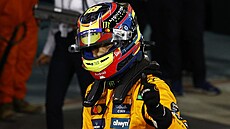 Oscar Piastri odstartuje do Velké ceny Bahrajnu z prvního místa.